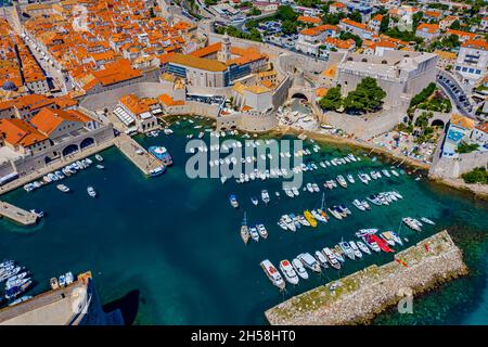 Dubrovnik depuis le haut | Luftbilder von Dubrovnik Banque D'Images