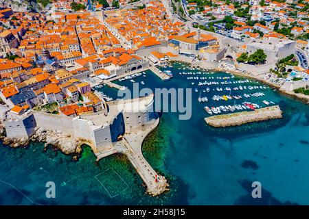 Dubrovnik depuis le haut | Luftbilder von Dubrovnik Banque D'Images