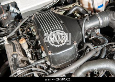 MOTEUR MG RV8 V8 Banque D'Images