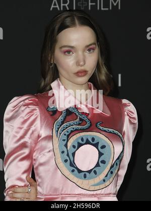 Los Angeles, États-Unis.06e novembre 2021.LOS ANGELES, CALIFORNIE - 06 NOVEMBRE : Dove Cameron participe au 10e GALA annuel du film D'ART LACMA présenté par Gucci au Los Angeles County Museum of Art le 06 novembre 2021 à Los Angeles, Californie.Photo: Crash/imageSPACE crédit: Imagespace/Alamy Live News Banque D'Images