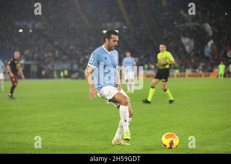 Rome, Italie.07th nov. 2021.Italie: Football.Au Stadio Olimpico de Rome, Lazio battit Salernitana 3-0 pour la Serie italienne A avec le but de Ciro immobile, Pedro et Luis Alberto.Dans cette photo: (Photo de Paolo Pizzi/Pacific Press) crédit: Pacific Press Media production Corp./Alay Live News Banque D'Images