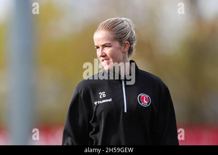 Sheffield, Angleterre, le 2 novembre 2021.Lois Heuchan de Charlton Athletic lors du match Sky Bet League 1 à Hillsborough, Sheffield.Crédit photo devrait lire: Isaac Parkin / Sportimage Banque D'Images