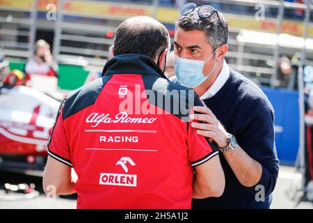 VASSEUR Frederic (fra), Team principal d'Alfa Romeo Racing ORLEN, MASI Michael, FIA Race Director, portrait pendant la Formule 1 Gran Premio de la Ciudad de Mexico 2021, Mexico City Grand Prix, 18e tour du Championnat du monde de Formule 1 2021 de la FIA du 5 au 7 novembre,2021 sur l'Autodromo Hermanos Rodriguez, à Mexico, Mexique - photo: Antonin Vincent/DPPI/LiveMedia Banque D'Images