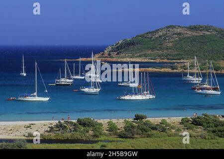 BAIE DE RONDINARA, CORSE DU SUD (2A) FRANCE Banque D'Images