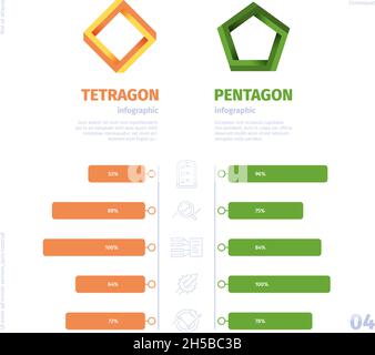 Graphique de comparaison.Les graphiques de sélection des infographies d'entreprise par rapport aux produits de comparaison sont un modèle vectoriel Illustration de Vecteur