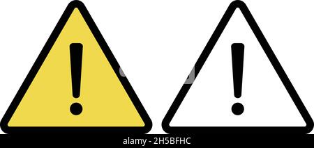 Il peut être utilisé dans des situations pour exprimer des avertissements, des mises en garde et des dangers. Illustration de Vecteur