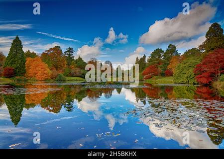 National Trust Sheffield Park Hayward’s Heath East Sussex Royaume-Uni Banque D'Images