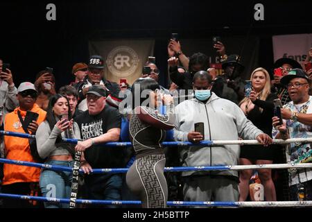 Atlantic City, NJ, États-Unis.6 novembre 2021.BLAC Chyna se présente au Celebrity Boxing à l'hôtel Showboat d'Atlantic City, New Jersey, le 6 novembre 2021.Crédit : Starshooter/Media Punch/Alamy Live News Banque D'Images