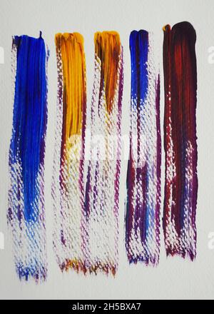 fond abstrait de couleur à l'huile de peinture de coup de pinceau Banque D'Images