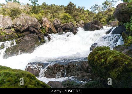 Blue Waikato River, Nouvelle-Zélande Banque D'Images