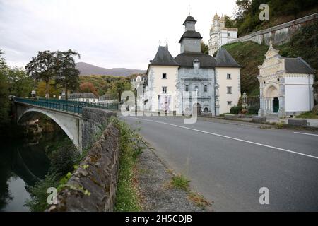 Sanctuaire de notre-Dame de Bétharram, Bétharram, Pyrénées-Atlantiques, France Banque D'Images