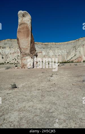 Roche de cheminée dans le parc national de Kodachrome Basin, Utah Banque D'Images