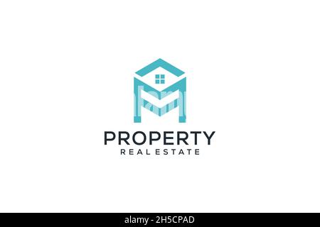 Lettre A logo immobilier.Architecture de construction modèle de conception de logo de bâtiment Illustration de Vecteur