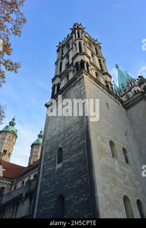 Naumburg, Allemagne tours de cathédrale - patrimoine de l'unesco Banque D'Images