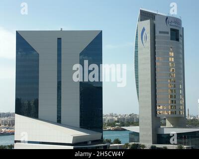 Banque nationale de Dubaï et Chambre de commerce, Émirats arabes Unis, Dubaï Banque D'Images