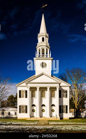 First Congregational Church Litchfield Historic District   Litchfield, Connecticut, États-Unis Banque D'Images