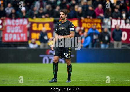 Venise, Italie.07th nov. 2021.Portrait Pietro Ceccaroni de Venise pendant le Venezia FC vs AS Roma, football italien série A match à Venise, Italie, novembre 07 2021 crédit: Agence de photo indépendante/Alamy Live News Banque D'Images