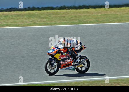 Miguel Oliveira-KTM Moto3 2015 sur le circuit Barcelone Catalunya, Montmeló, Espagne Banque D'Images