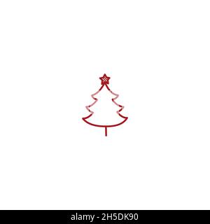 Moderne plat de Noël icônes pour les projets de design icône de Noël illustration symbole vectoriel. Illustration de Vecteur