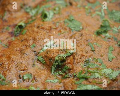 Kashmiri Dum Aloo ou pommes de terre en sauce rouge Banque D'Images