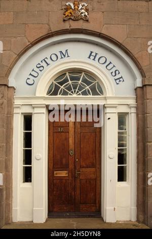 The Old Custom House, Berwick on Tweed, Northumberland, Royaume-Uni. Banque D'Images