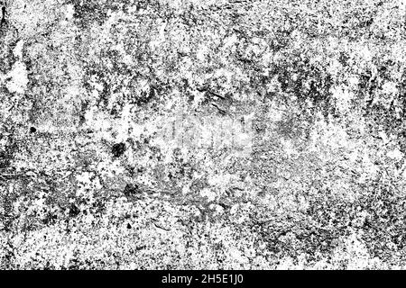 Texture noire et blanche, surface en béton moisie pour le design, fond à effet texturé Banque D'Images