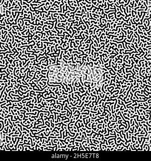 Motif de Turing. Modèle réaction-diffusion. Bases chimiques de la morphogenèse. Illustration de Vecteur