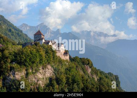 Château de Vaduz, Vaduz, Oberland, Liechtenstein, Europe Banque D'Images