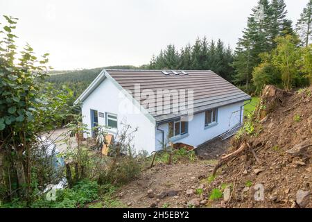 Rural Farm Cottage, High Bickington, Devon , Angleterre, Royaume-Uni Banque D'Images