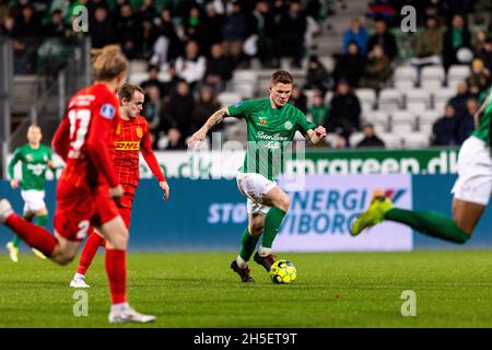 Viborg, Danemark.5 novembre 2021.Sebastian Gronning (9) de Viborg FF vu pendant le match 3F Superliga entre Viborg FF et FC Nordsjaelland à l'Energi Viborg Arena à Viborg, Danemark.(Crédit photo: Gonzales photo - Dejan Obretkovic). Banque D'Images