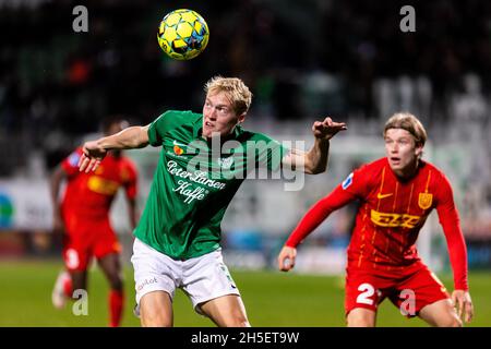 Viborg, Danemark.5 novembre 2021.Tobias Bech (31) de Viborg FF vu pendant le match 3F Superliga entre Viborg FF et FC Nordsjaelland à l'Energi Viborg Arena à Viborg, Danemark.(Crédit photo: Gonzales photo - Dejan Obretkovic). Banque D'Images