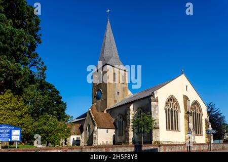 Angleterre, Hampshire, Alton, Église du Saint-Laurent Banque D'Images