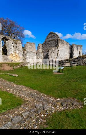 Angleterre, Hampshire, Baltham de Bishop, les ruines du palais de Waltham de Bishop Banque D'Images
