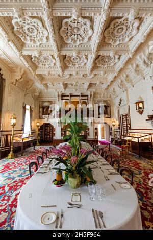 Angleterre, Île de Wight, East Cowes, Osborne House, l'ancienne résidence de la reine Victoria et du prince Albert, la salle Durbar Banque D'Images