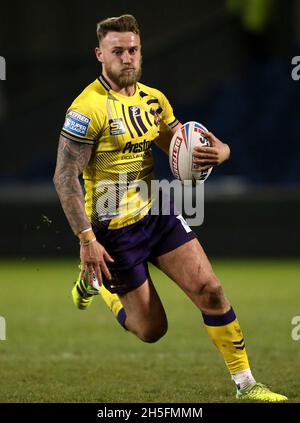 Photo du dossier datée du 13-03-2020, de Chris Hankinson, de Wigan Warriors.Les nouveaux venus de la Super League Toulouse Olympique ont signé le centre de gardien de but Chris Hankinson pour un contrat de deux ans après sa sortie par Wigan.Date de publication : le mardi 9 novembre 2021. Banque D'Images