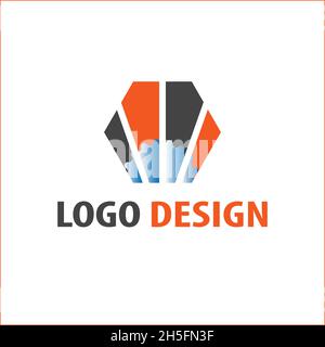 Illustration de la conception vectorielle du logo d'entreprise Illustration de Vecteur