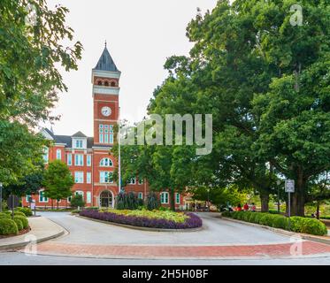 Clemson, SC - 17 septembre 2021 : Tillman Hall sur le campus de l'Université Clemson Banque D'Images