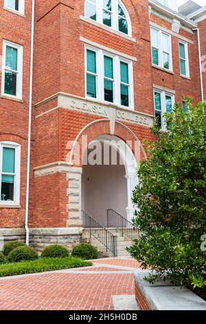 Clemson, SC - 17 septembre 2021 : Tillman Hall sur le campus de l'Université Clemson Banque D'Images