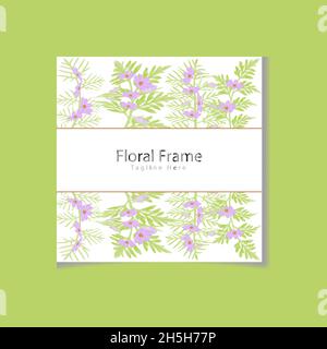 Motif color cosmos et fleurs aquarelle Illustration de Vecteur