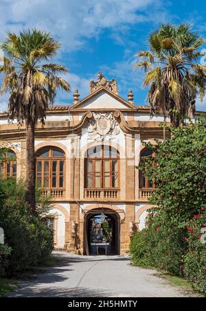 Villa Palagonia, Bagheria, Sicile, Italie Banque D'Images