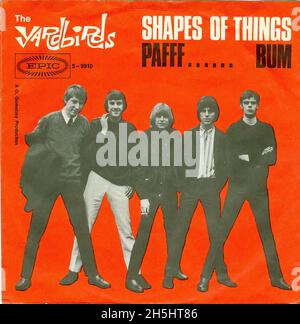 Couverture du record unique vintage - 1966 - Yardbirds, The - forme des choses - D Banque D'Images