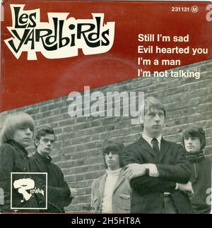 Couverture de disque unique vintage - 1966 - Yardbirds, le - toujours je suis triste - F - EP Banque D'Images