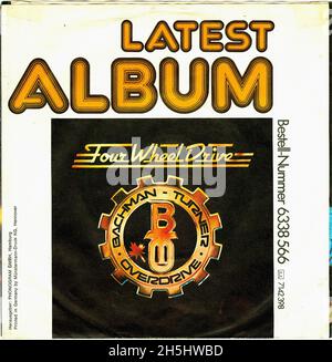 Couverture de disque unique vintage - Bachman Turner Overdrive - Hey You - D - 1975 01 Banque D'Images