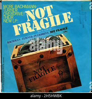 Vintage single record couverture - Bachman Turner Overdrive - You ain't encore rien vu - D - 1974 01 Banque D'Images