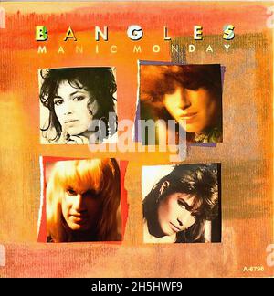 Couverture de disque unique vintage - Bangles, The - Manic Monday - D - 19 Banque D'Images