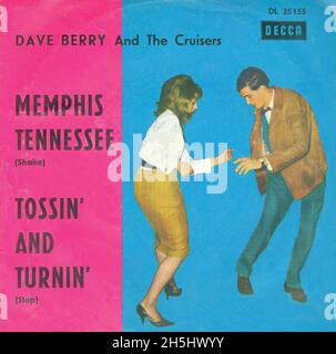 Couverture du record unique vintage - Berry, Dave & The Cruisers - Memphis Tennessee - D - 1963 Banque D'Images