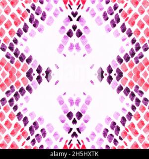Camouflage Snake Watercolor Design. Banque D'Images