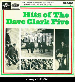 Couverture de disque unique vintage - Dave Clark Five - Hits of the Dave Clark Five - EP - UK - 1964 Banque D'Images