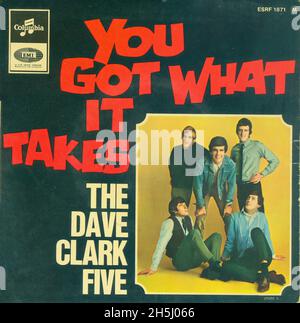 Couverture de disque unique vintage - Dave Clark Five - You Got What IT Ten - EP - F - 1967 Banque D'Images