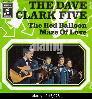 Couverture de disque unique vintage - Dave Clark Five, The - The Red Balloon - D - 1968 Banque D'Images